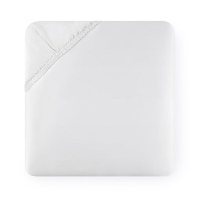Sferra Fiona White Fitted Sheet