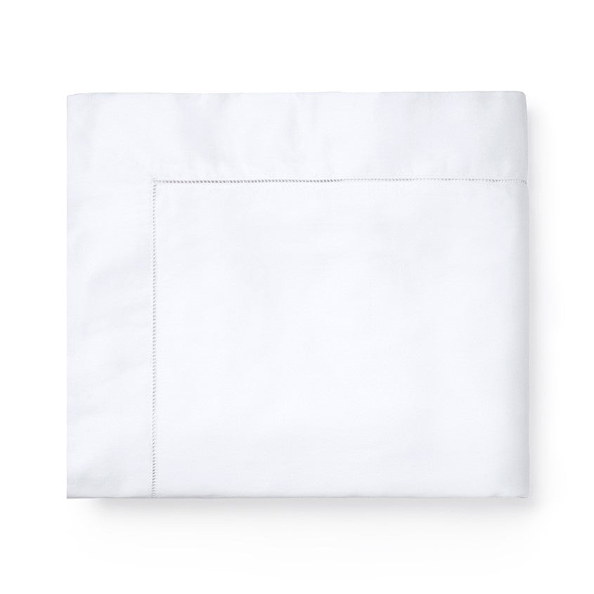 Sferra Fiona White Duvet Cover