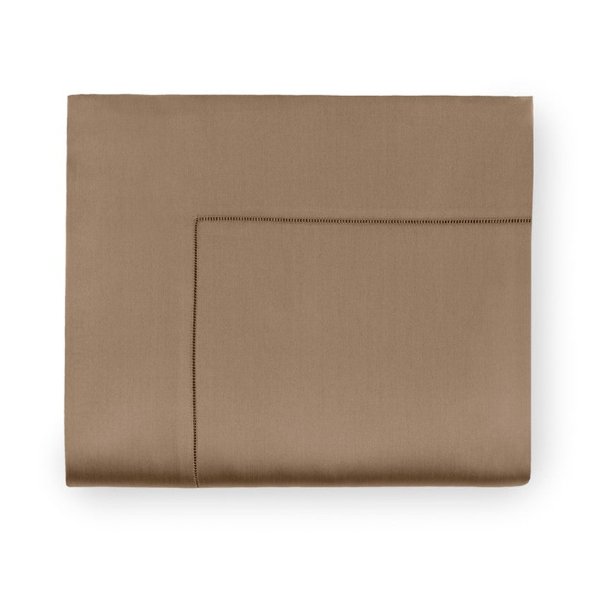 Sferra Giotto Dark Khaki Flat Sheet