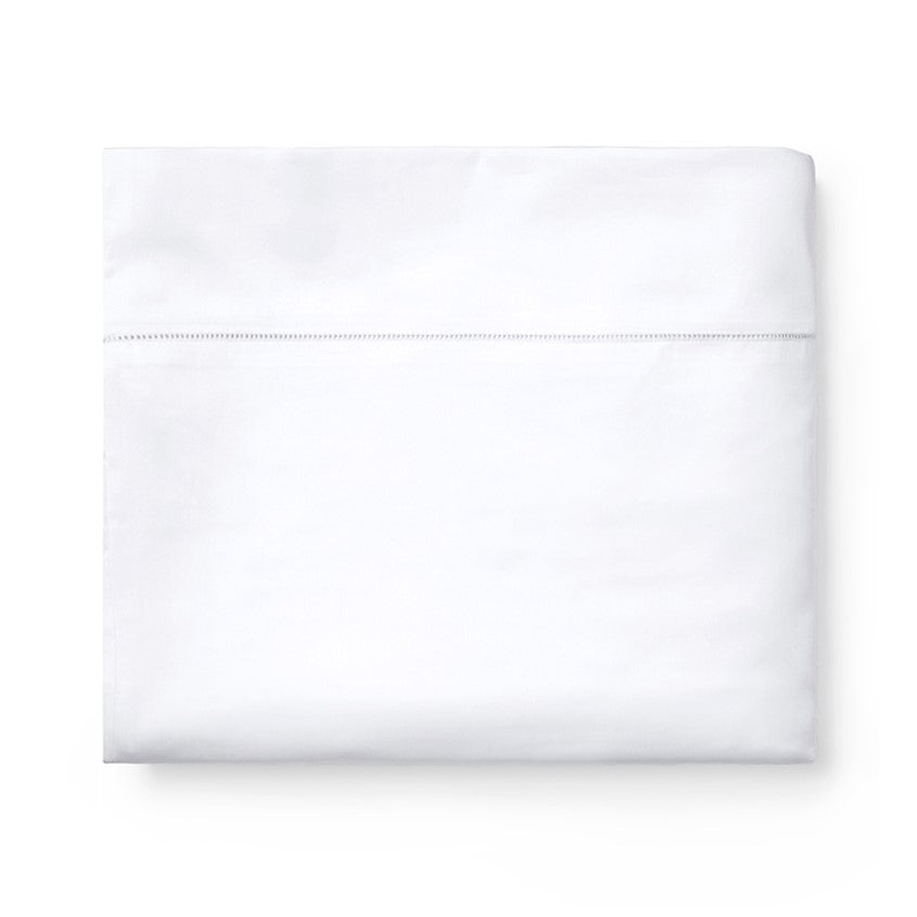 Sferra Giotto White Duvet Cover