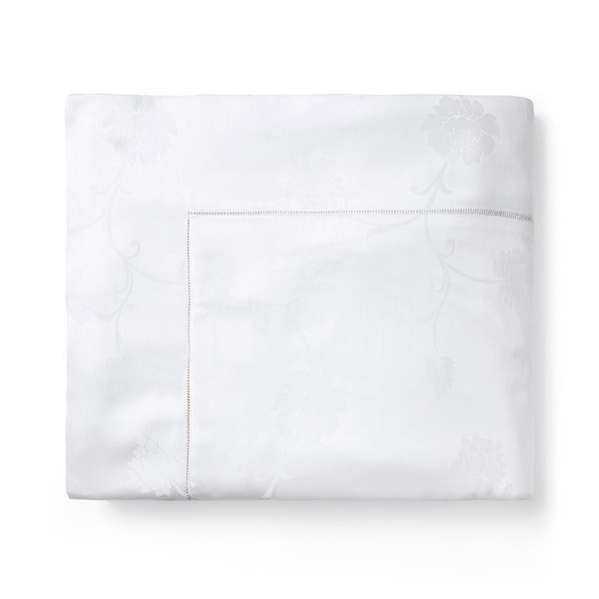 Sferra Giza 45 Jacquard White Duvet Cover