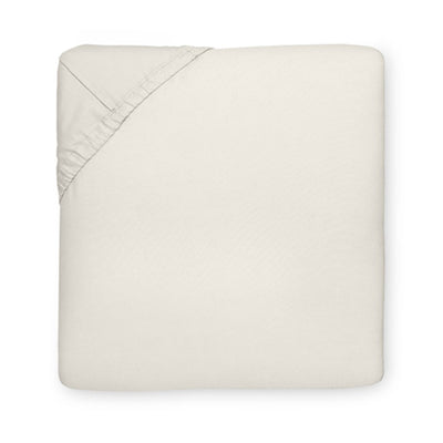 Sferra Giza 45 Percale Ivory Fitted Sheet