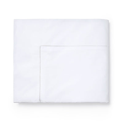 Sferra Giza 45 Percale White Duvet Cover