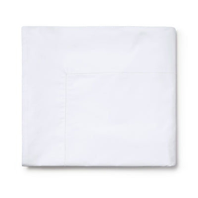 Sferra Giza 45 Percale White Flat Sheet