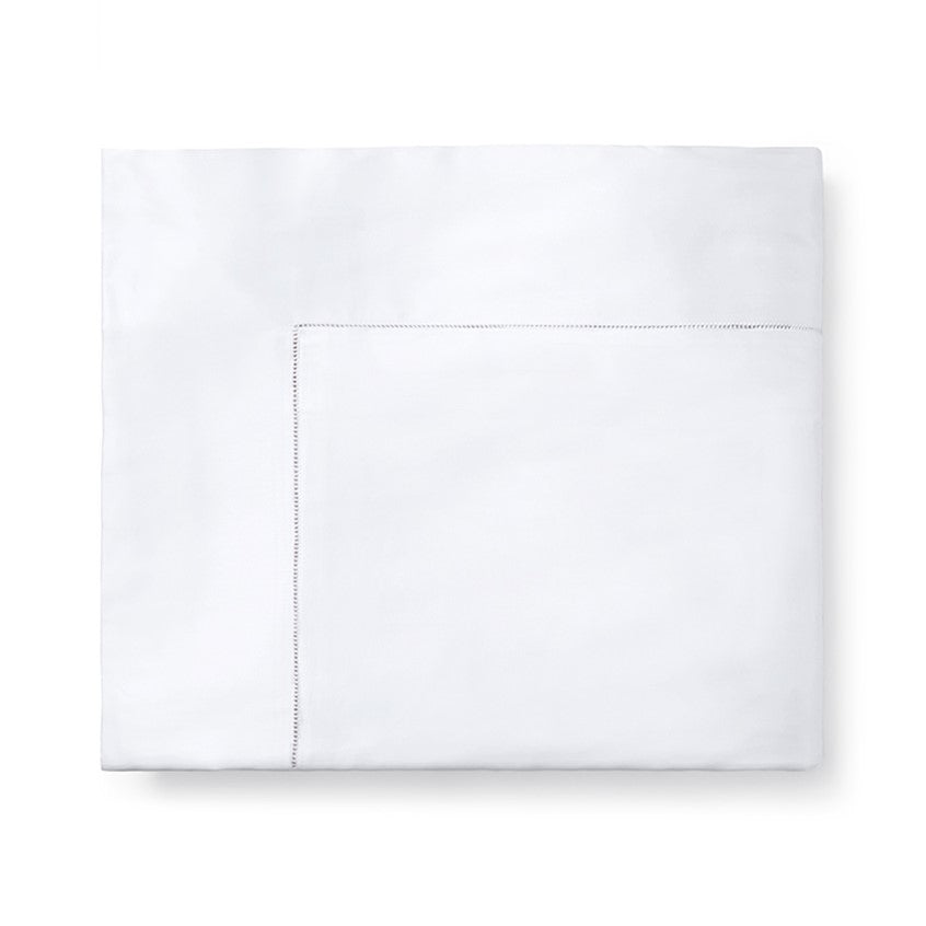 Sferra Giza 45 Sateen White Duvet Cover