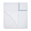 Sferra Grande Hotel White/Cadet Duvet Cover