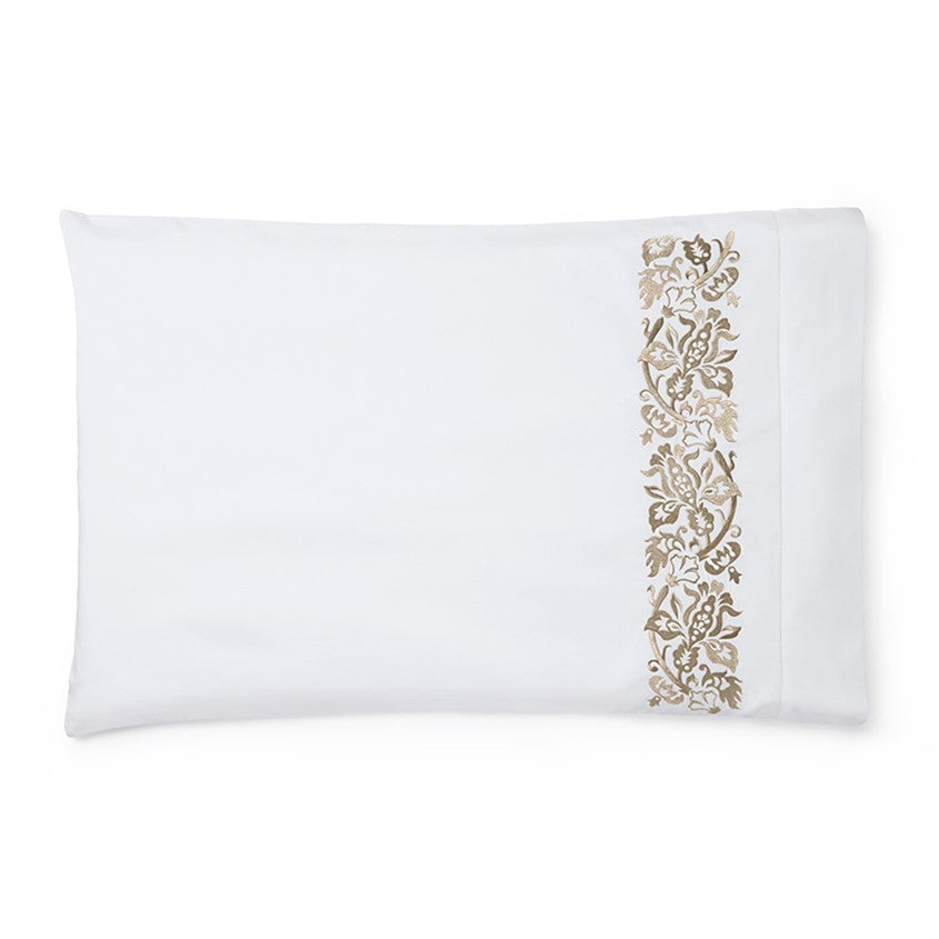 Sferra Saxon Champagne Pillowcase