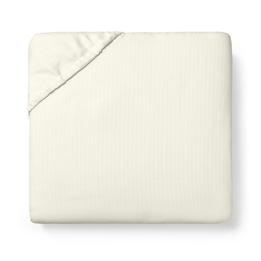 Sferra Tesoro Ivory Fitted Sheet