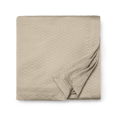 Sferra Favo Oat Coverlet