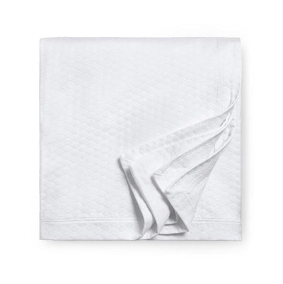 Sferra Favo White Coverlet