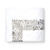 Sferra Saxon Grey Duvet Cover