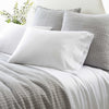Pine Cone Hill Silken Solid White Sheets