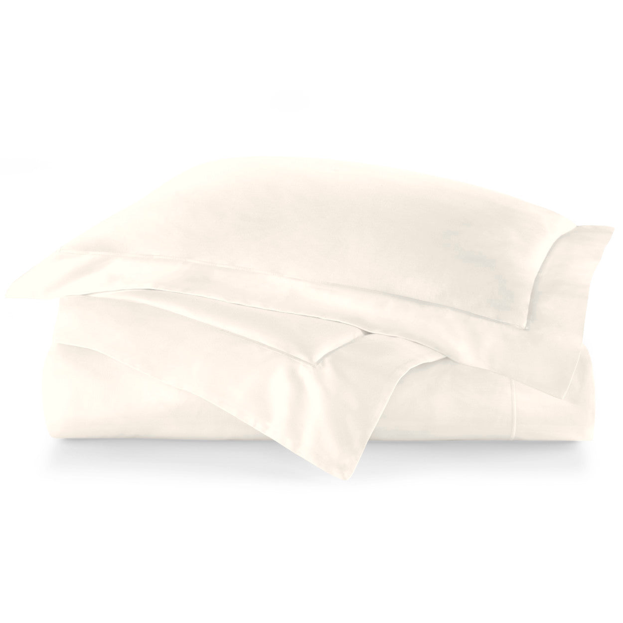 Peacock Alley Soprano Ivory Duvet Cover