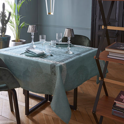 Le Jacquard Francais Symphonie Baroque Smoke Tablecloth