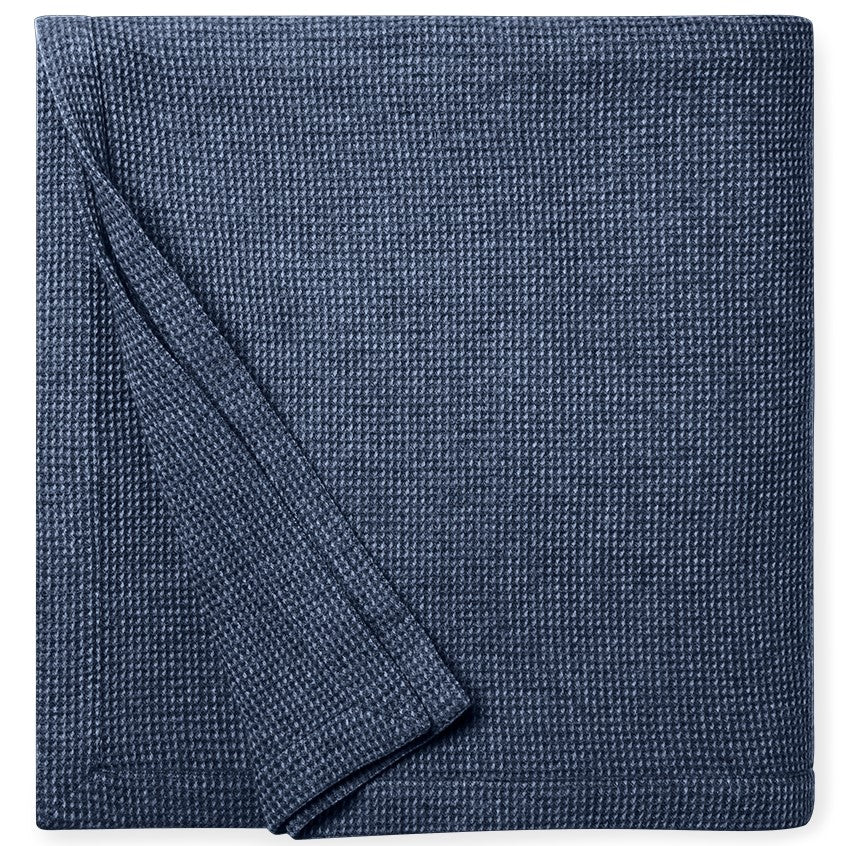 Sferra Talida Delft Navy Blanket