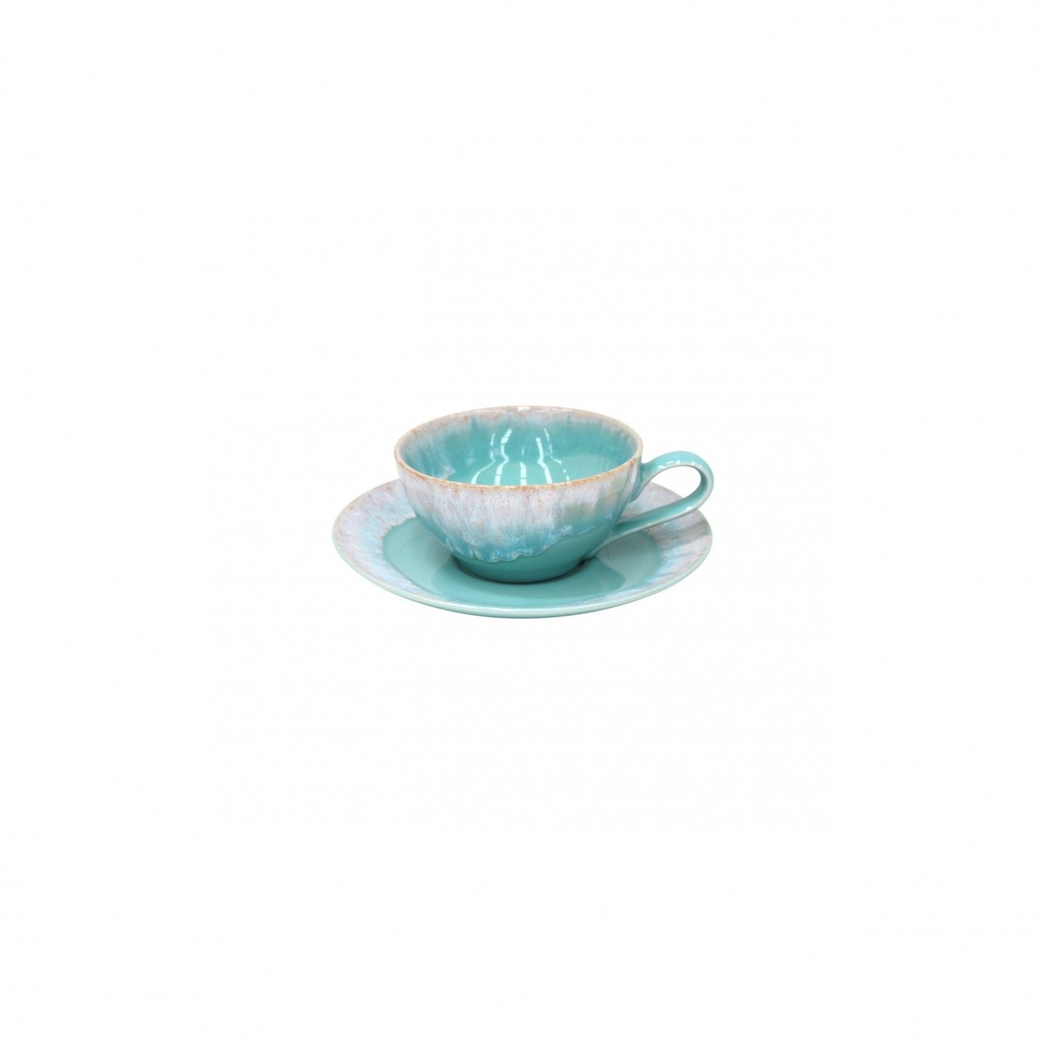 Casafina Taormina Aqua Cup & Saucer