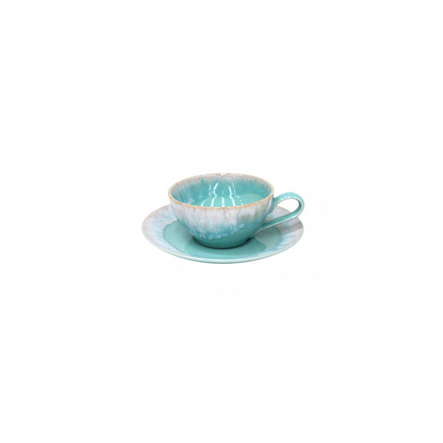 Casafina Taormina Aqua Cup & Saucer