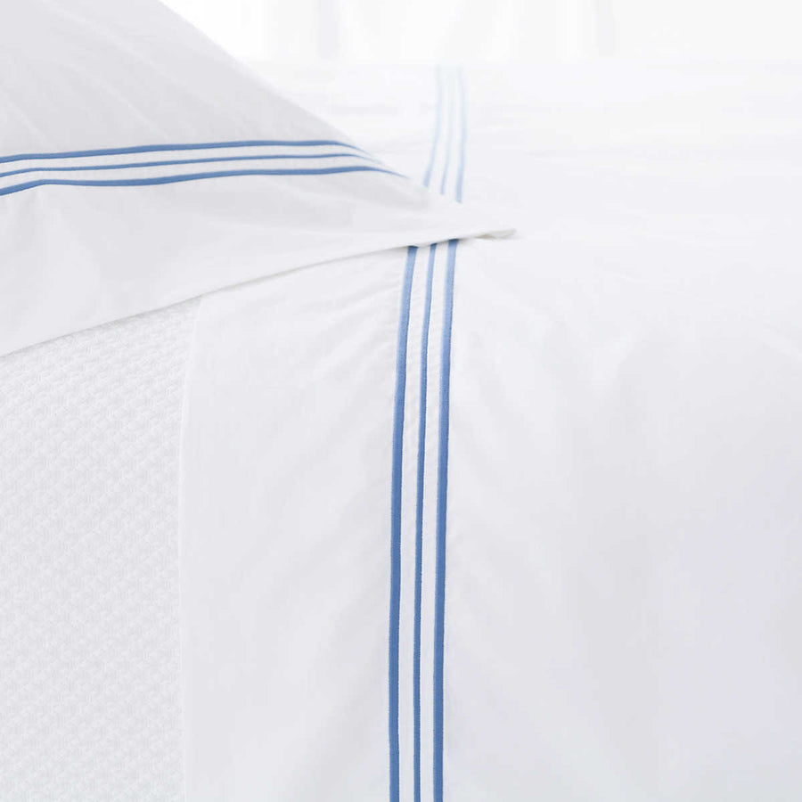 Pine Cone Hill Trio French Blue Sheet Set