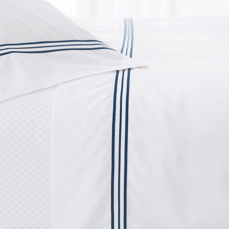 Pine Cone Hill Trio Indigo Sheet Set
