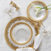 Arte Italica Vetro Gold Dinnerware