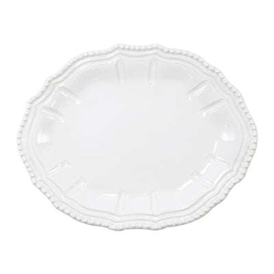 Vietri Incanto Stone Baroque Small Oval Platter