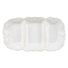 Vietri Incanto Stone Lace Three Part Server