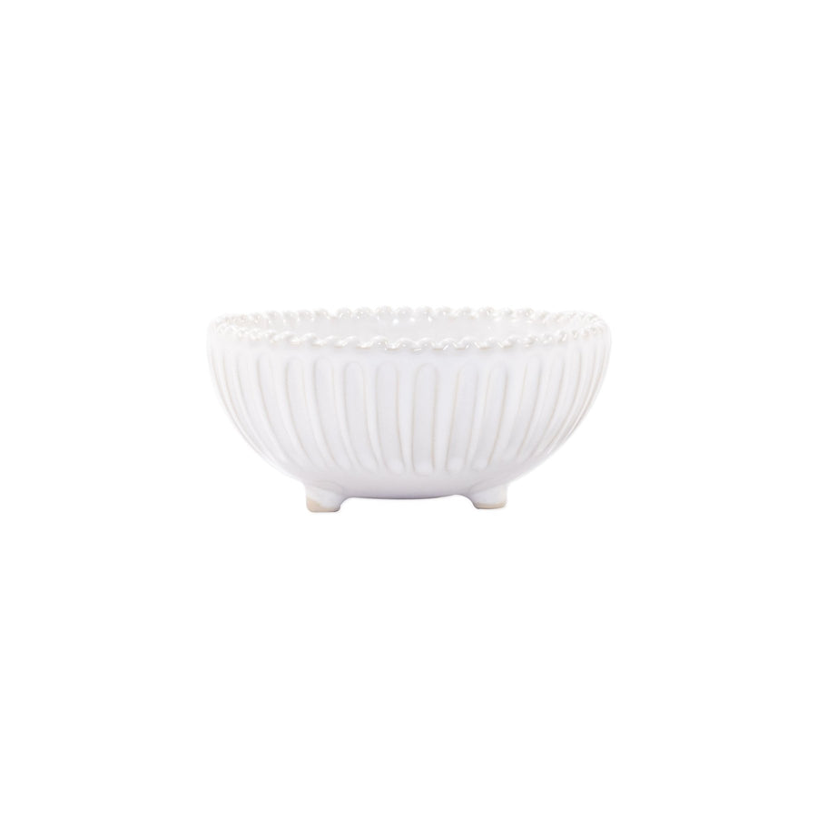Vietri Incanto Stone Stripe Footed Bowl