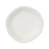 Vietri Incanto Stone Stripe White Dinner Plate