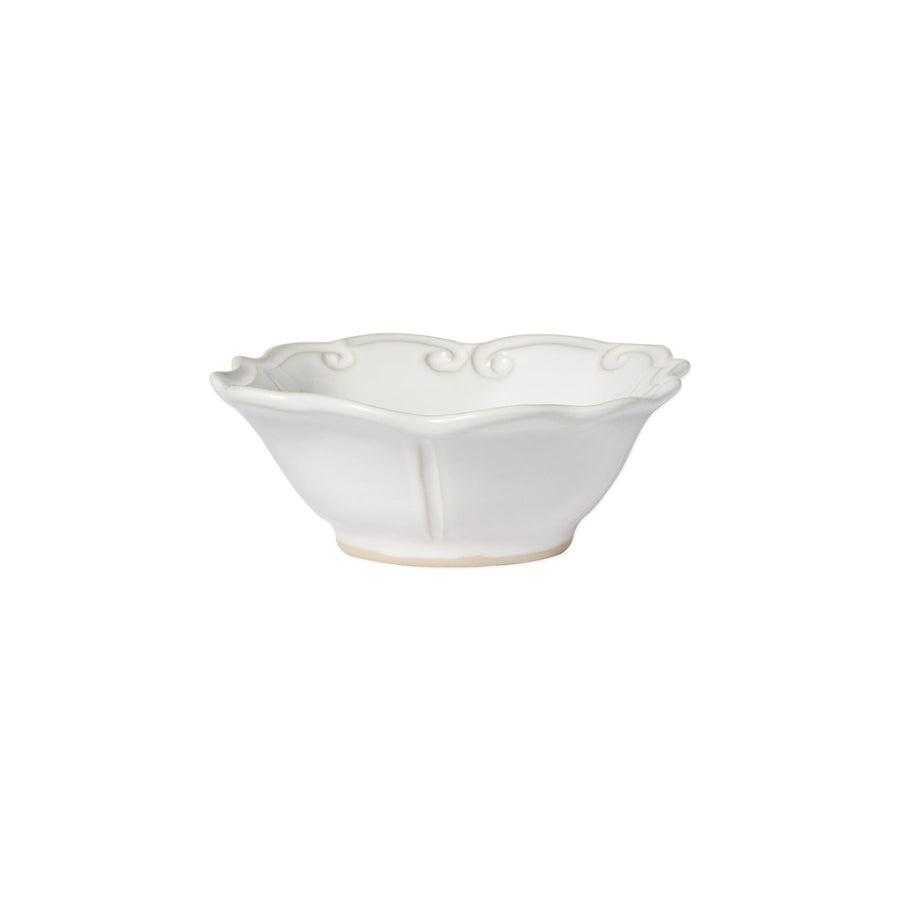 Vietri Incanto Stone White Baroque Cereal Bowl