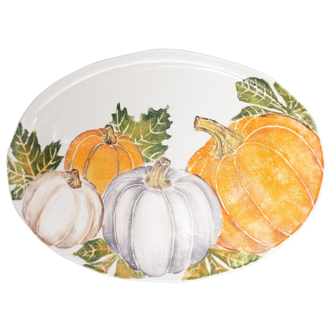 Vietri Pumpkins Large Serving Bowl