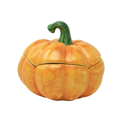 Vietri Pumpkins Medium Covered Pumpkin