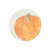 Vietri Pumpkins Medium Orange Salad Plate
