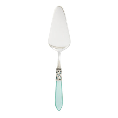 Vietri Aladdin Antique Aqua Pastry Server