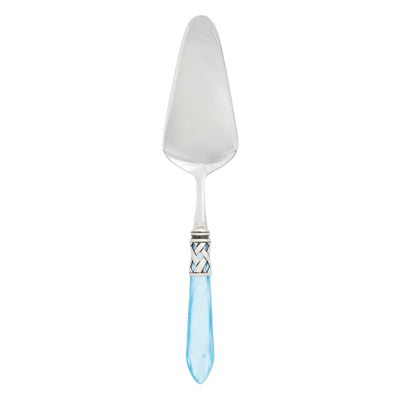 Vietri Aladdin Antique Light Blue Pastry Server