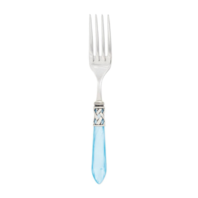 Vietri Aladdin Antique Light Blue Serving Fork