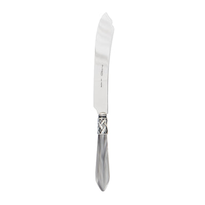 Vietri Aladdin Antique Light Gray Cake Knife