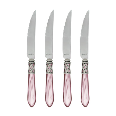 Vietri Aladdin Antique Lilac Steak Knives