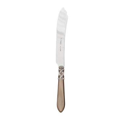 Vietri Aladdin Antique Taupe Cake Knife