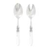 Vietri Aladdin Brilliant Clear Salad Server Set