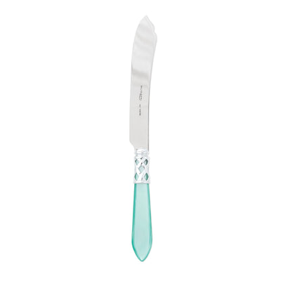 Vietri Aladdin Brilliant Aqua Cake Knife