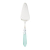 Vietri Aladdin Brilliant Aqua Pastry Server