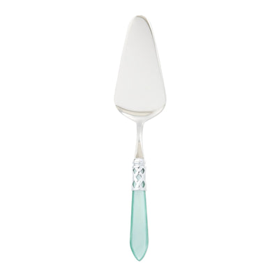 Vietri Aladdin Brilliant Aqua Pastry Server