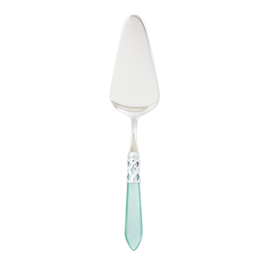 Vietri Aladdin Brilliant Aqua Pastry Server