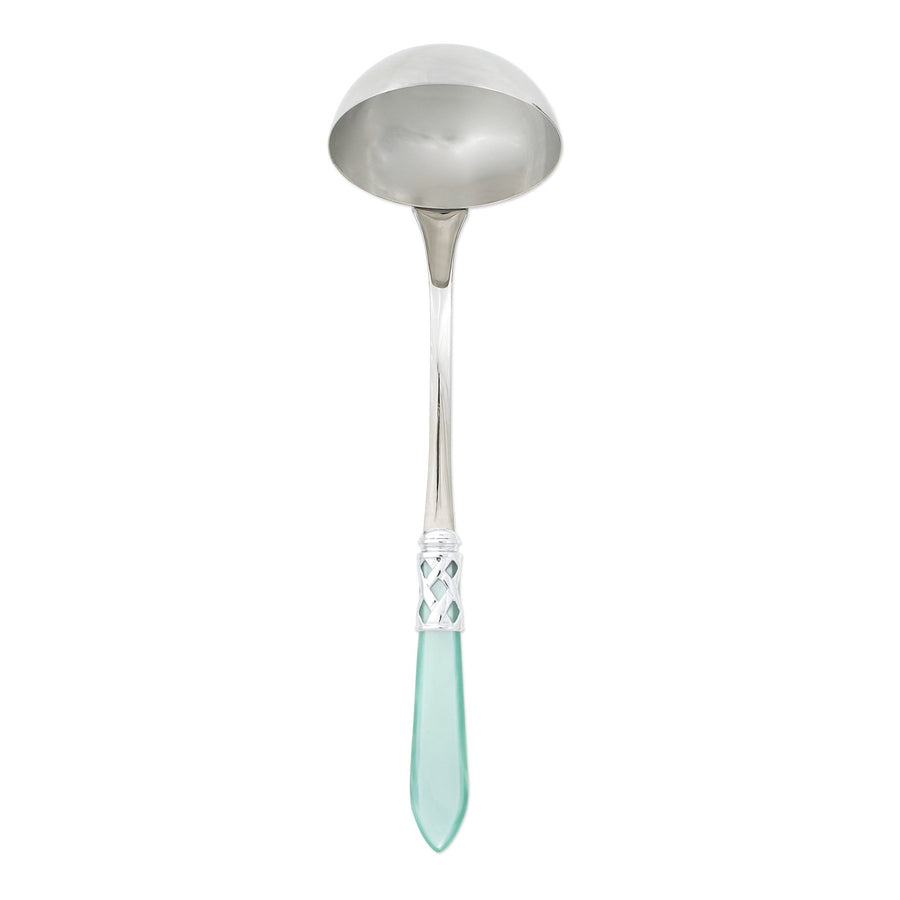 Vietri Aladdin Brilliant Aqua Soup Ladle