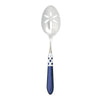 Vietri Aladdin Brilliant Blue Slotted Serving Spoon