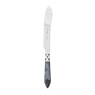 Vietri Aladdin Brilliant Charcoal Cake Knife