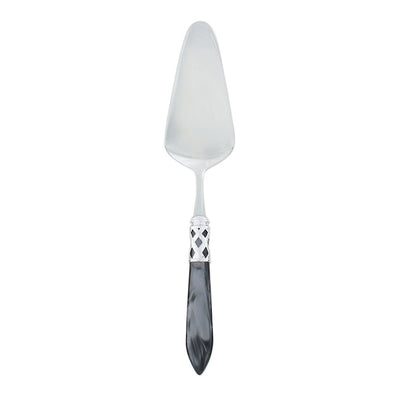 Vietri Aladdin Brilliant Charcoal Pastry Server