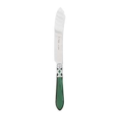 Vietri Aladdin Brilliant Green Cake Knife