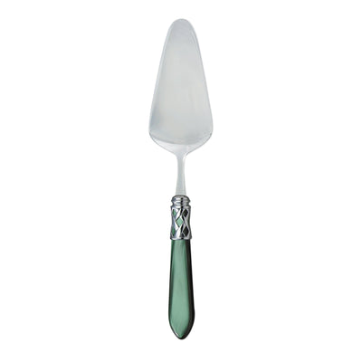 Vietri Aladdin Brilliant Green Pastry Server