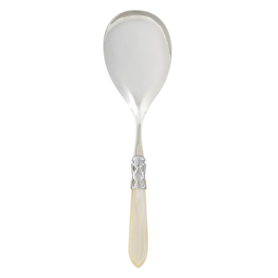 Vietri Aladdin Brilliant Ivory Serving Spoon